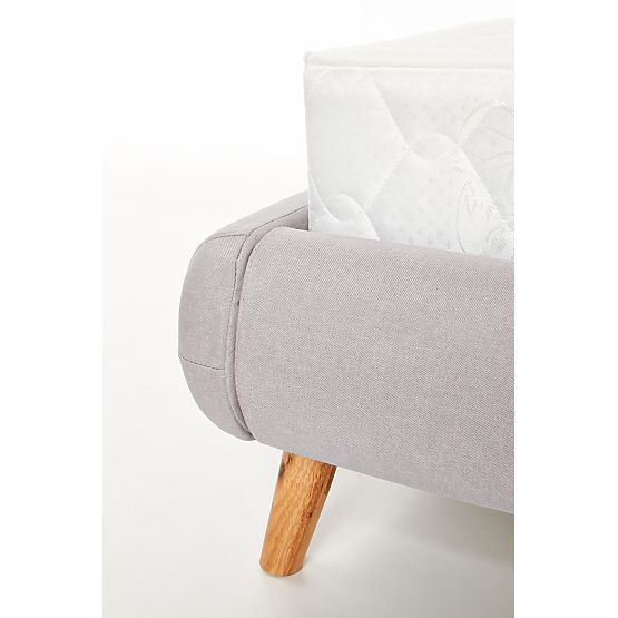 Polsterbett ELANDA 160X200 cm - hellgrau