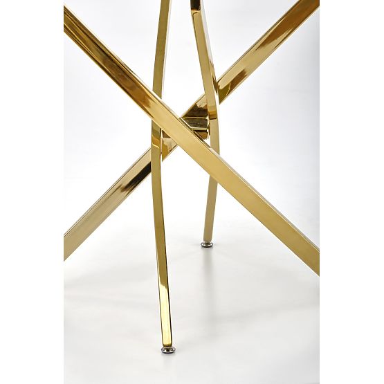 RAYMOND 2 Tisch, Platte - schwarzer Marmor, Beine - gold (2p=1Stk)