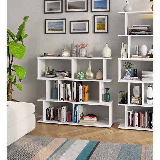 Regal mit Regalböden mini FIX - weiß