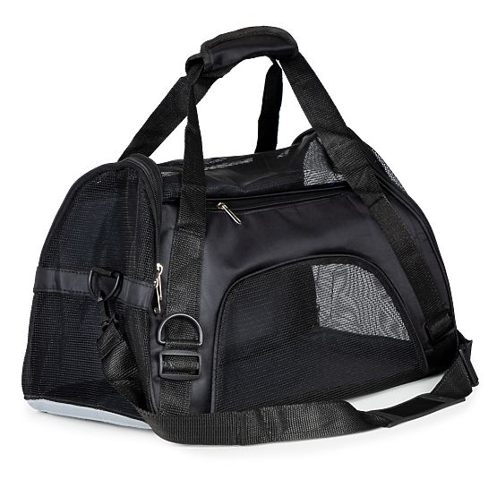 Reisetragetasche für Tiere Katze Hund schwarz