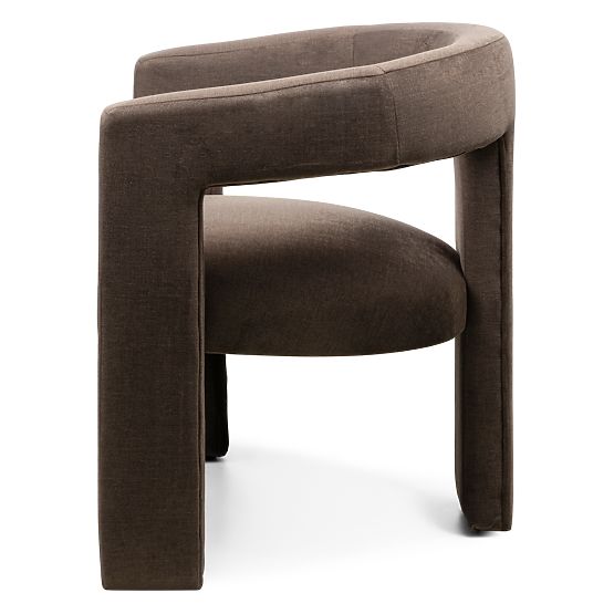 Relax-Sessel Lory schokoladenbraun, Velours