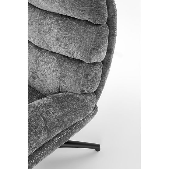 Relaxsessel DARIO mit Fußhocker und Schaukel-Funktion, grau (1p=1Stk)