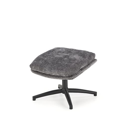 Relaxsessel DARIO mit Fußhocker und Schaukel-Funktion, grau (1p=1Stk)