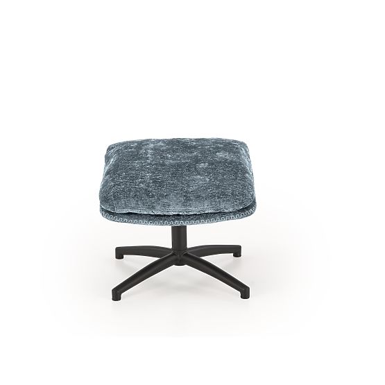 Relaxsessel DARIO mit Fußhocker und Schaukelmechanismus, blau (1p=1Stk)