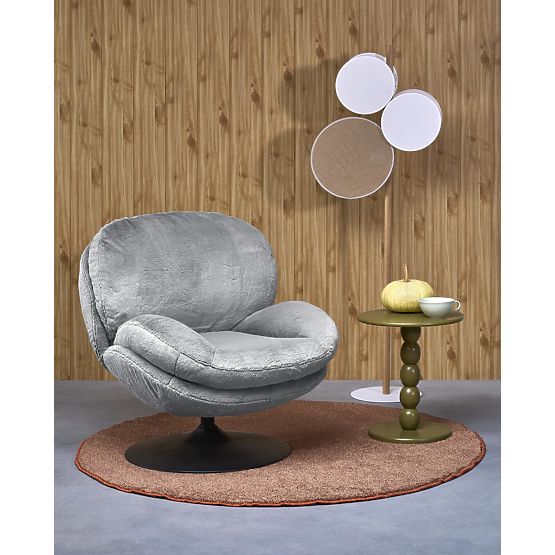 Relaxsessel SHELL, grau (1p=1Stk)