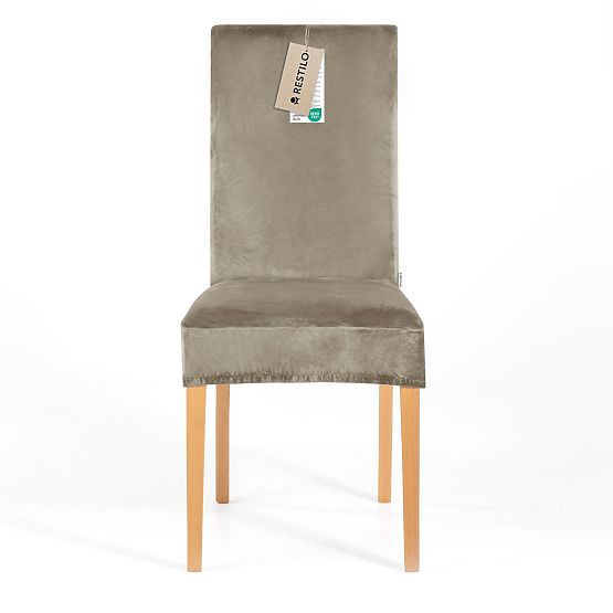 RESTILO Sofabezug SENTO Farbe Beige glatter klassischer Stil