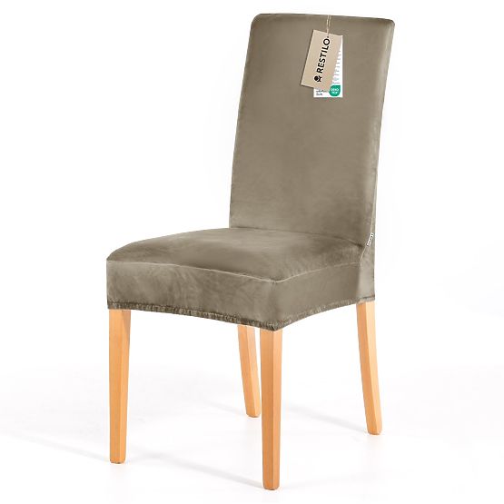 RESTILO Sofabezug SENTO Farbe Beige glatter klassischer Stil