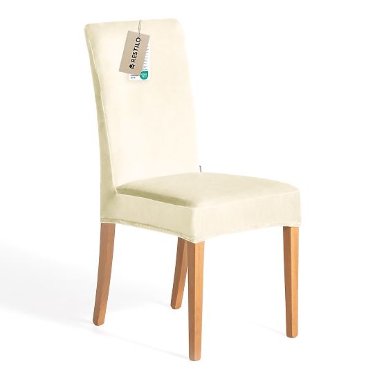 RESTILO Sofabezug SENTO Farbe Creme glatt klassischer Stil