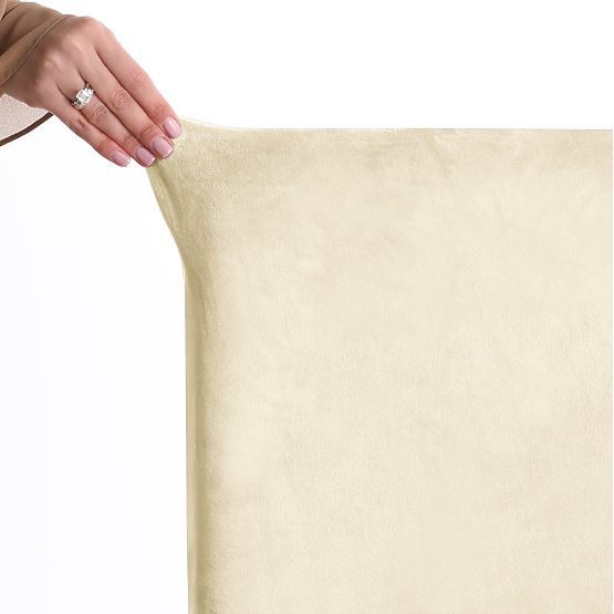 RESTILO Sofabezug SENTO Farbe Creme glatt klassischer Stil