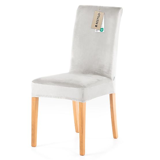 RESTILO Sofabezug SENTO Farbe Grau glatt klassischer Stil