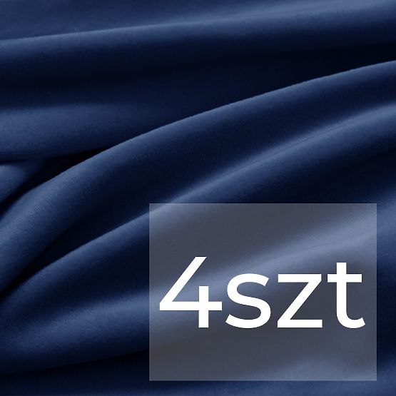 RESTILO Sofabezug SENTO Farbe Indigo glatter klassischer Stil