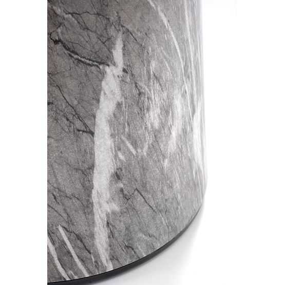 ROSA Couchtisch weißer Marmor / grauer Marmor / gold (2p=1Stk)