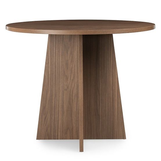 Runder Esstisch Merlo 100 cm, Lincoln Nussbaum