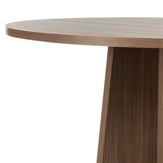 Runder Esstisch Merlo 100 cm, Lincoln Nussbaum