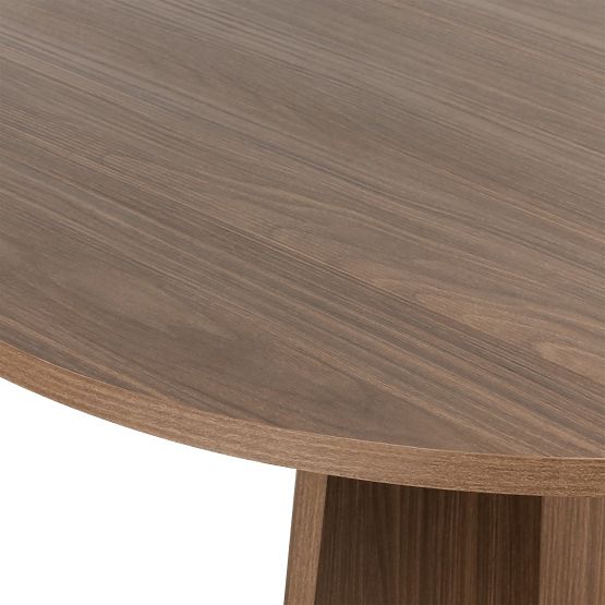 Runder Esstisch Merlo 100 cm, Lincoln Nussbaum