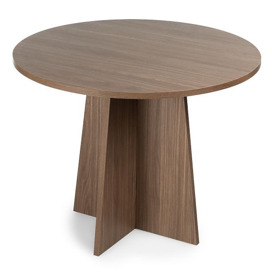 Runder Esstisch Merlo 100 cm, Lincoln Nussbaum