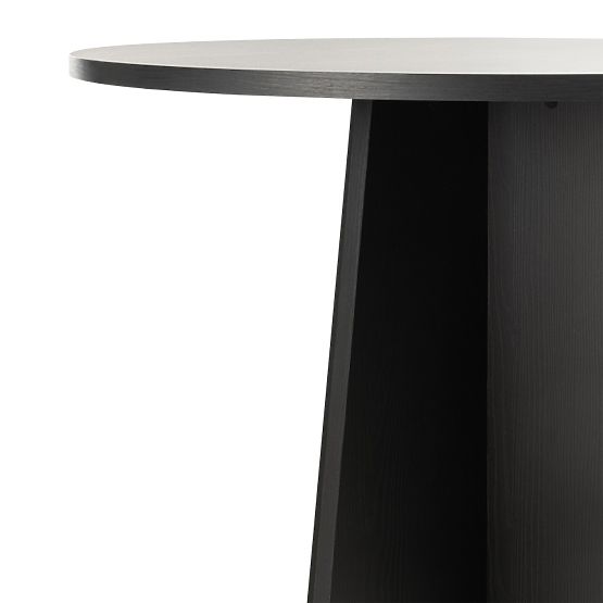 Runder Esstisch Merlo 100 cm, schwarz