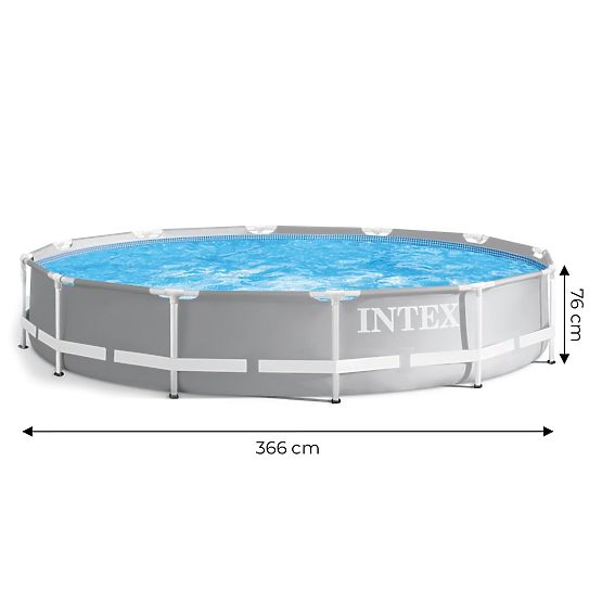 Runder Gartenpool mit Rahmen 366 cm INTEX 26710