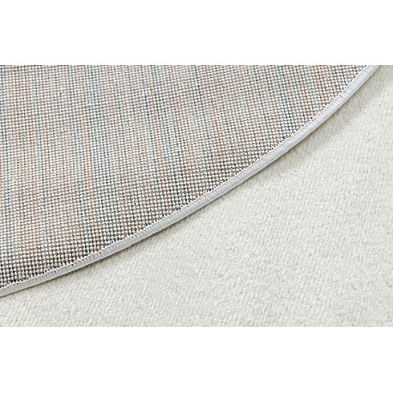 Runder Teppich SOFTY Einheitlich, Einfarbig, Creme