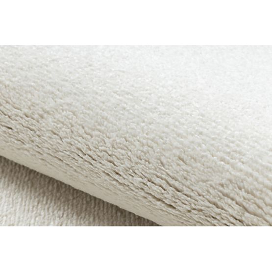 Runder Teppich SOFTY Einheitlich, Einfarbig, Creme