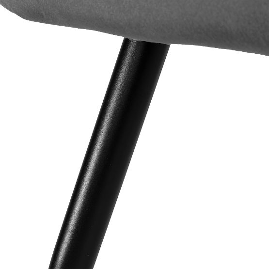 Samtstuhl ATLANTA VELVET graphit