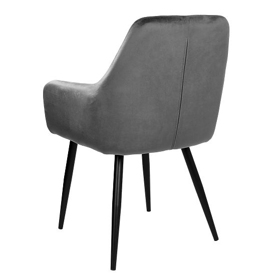 Samtstuhl ATLANTA VELVET graphit