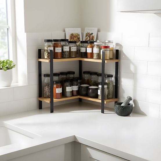 SARITA Bambus-Gewürzregale