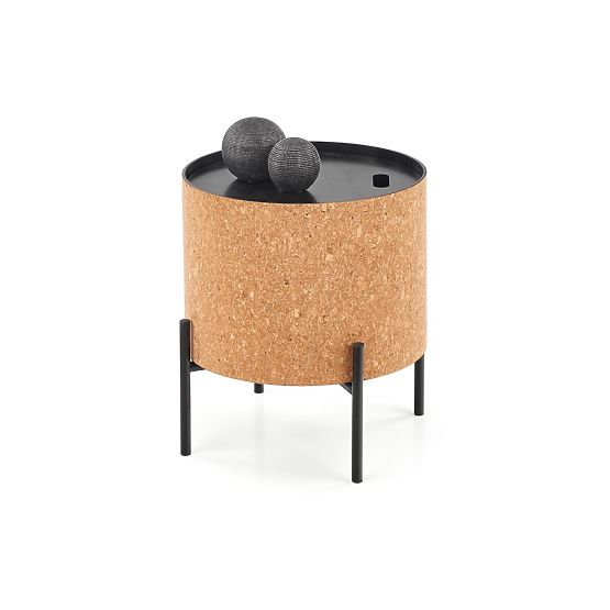 SASHA Tisch natur/schwarz (1p=1 Stk)