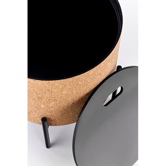 SASHA Tisch natur/schwarz (1p=1 Stk)