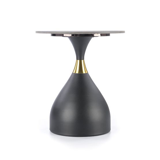 SCALITA Couchtisch schwarzer Marmor / schwarz / gold (2p=1 Stück)