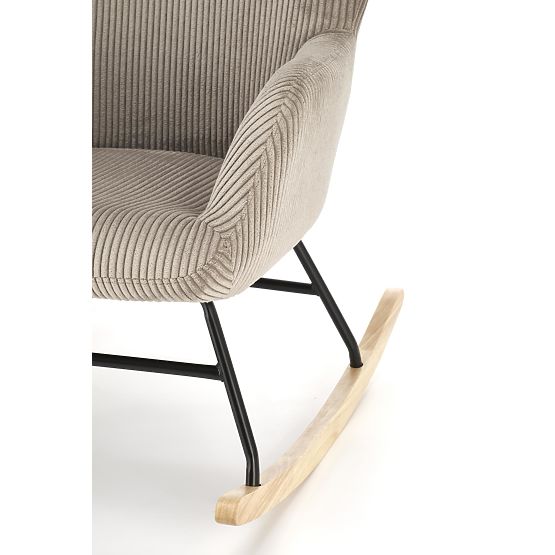 Schaukelstuhl BELMIRO – grauer Cord