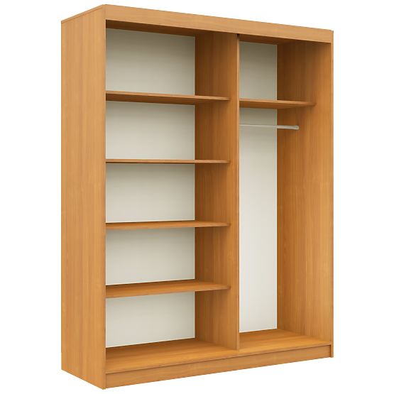 SCHIEBETÜR-SCHRANK 150cm CLP ERLE