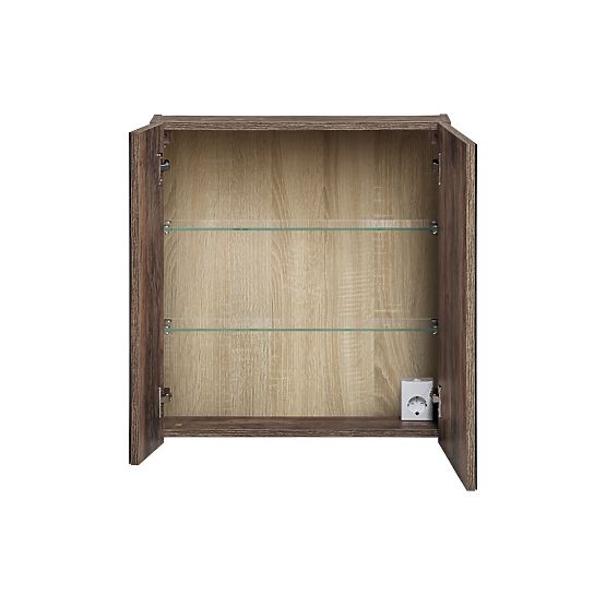 Schrank mit Spiegel 60cm 2 Türen