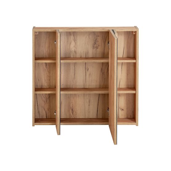 Schrank mit Spiegel 80 cm 3 Türen