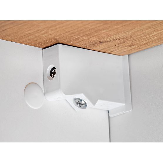 Schrank mit Spiegel 90cm 3 Türen