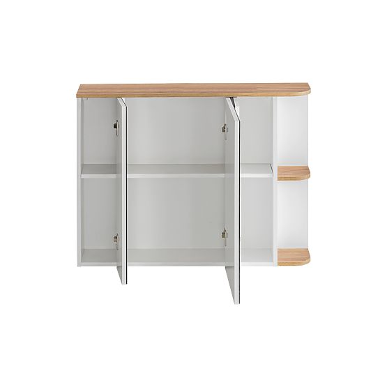 Schrank mit Spiegel 90cm 3 Türen