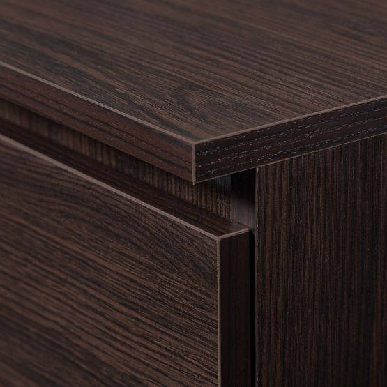 SCHRANK S 90 cm 2 TÜREN 2 SCHUBLADEN PK WENGE