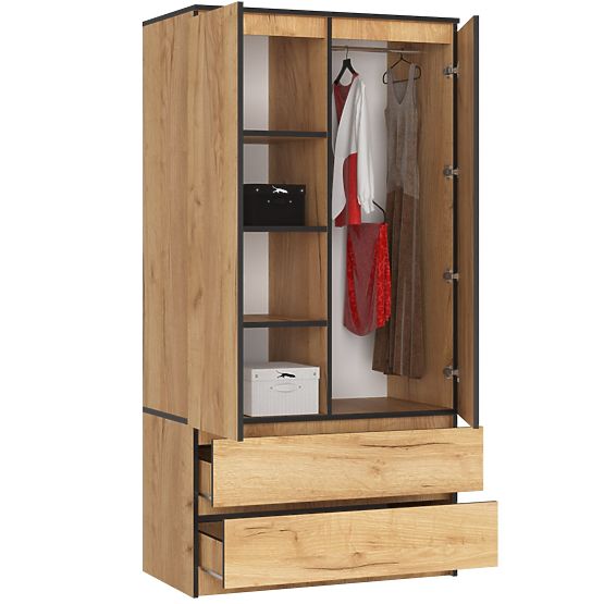 SCHRANK S90 2D 2SZ CLP PK CRAFT