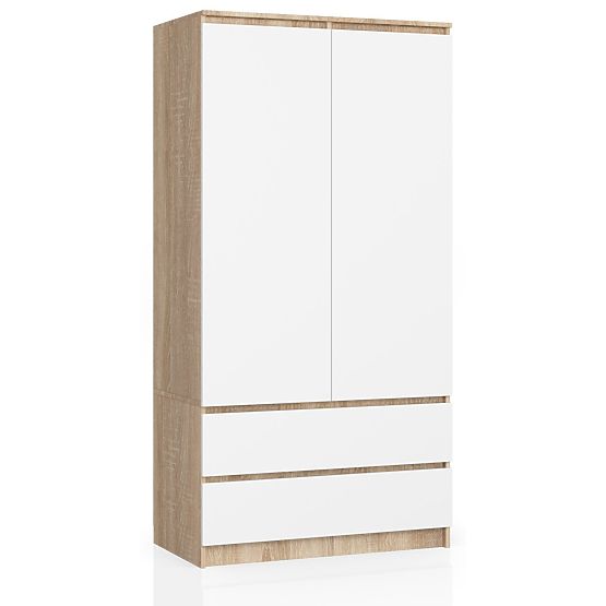 SCHRANK S90 2D 2SZ CLP PK SONOMA / WEISS