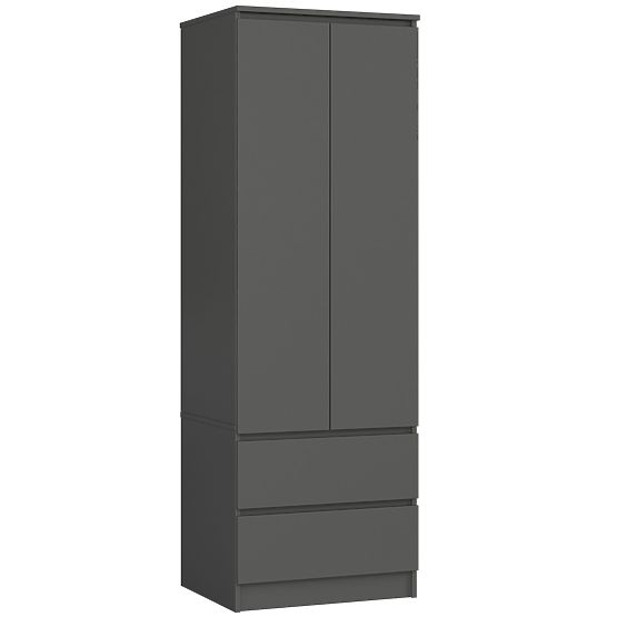 SCHRANK STAR S60 2D 2SZ PK GRAPHIT GRAU