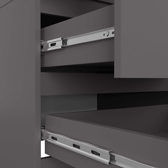 SCHRANK STAR S60 2D 2SZ PK GRAPHIT GRAU