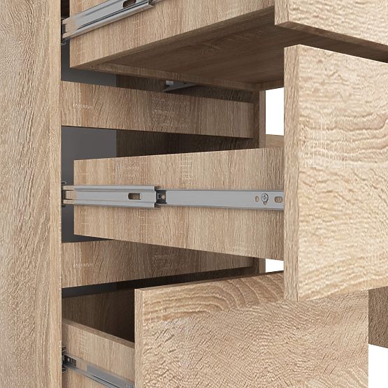 SCHREIBTISCH A-11 CLP 6SZ PK SONOMA