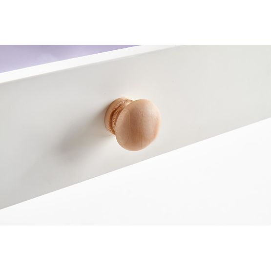 Schreibtisch B34 - weiß/Sonoma-Eiche