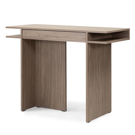 Schreibtisch/Konsole mit Schublade Kanso, Perleiche