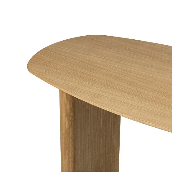 Schreibtisch/Konsole Oriento 120 cm, natürliche Eichenfurnier