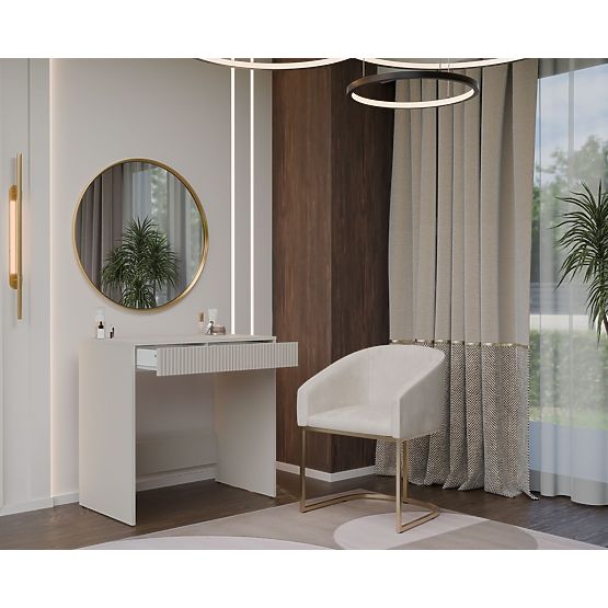 SCHREIBTISCH MIT 2 SCHUBLADEN MARINA 2S SERIE: MARINA