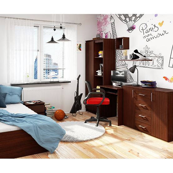 SCHREIBTISCH STAR WENGE