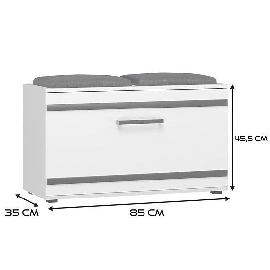 Schuhschrank Opal OPAL WEISS