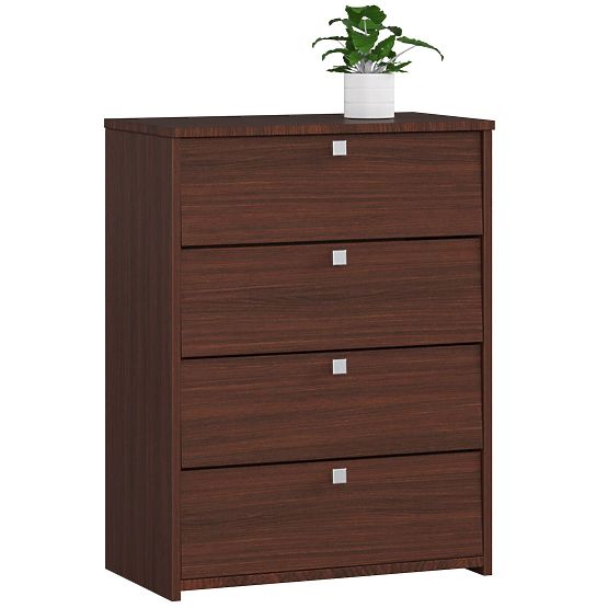 Schuhschrank RUBIN 4 Klapptüren 66 cm - Wenge