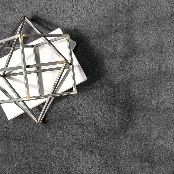 Seidenteppich Rabbit - Dunkelgrau